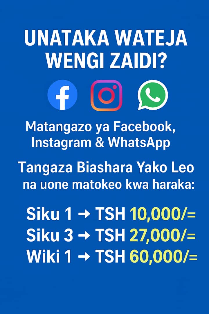 KUZA BIASHARA YAKO MTANDAONI KWA KUTUMIA SPONSORED ADS