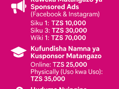 KUZA BIASHARA YAKO MTANDAONI KWA KUTUMIA SPONSORED ADS